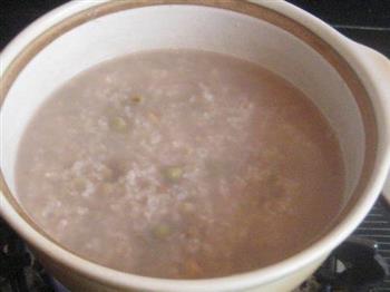 蒲公英红豆糯米粥的做法步骤4