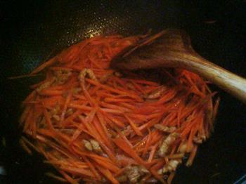 青椒胡萝卜炒肉丝的做法步骤10
