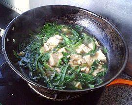 小白菜炖冻豆腐的做法图解8
