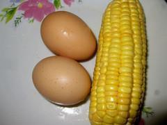 玉米鸡蛋羹的做法图解1