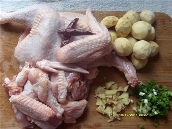 红烧栗子鸡的做法步骤1