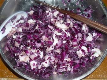 紫包菜肉馅饺子的做法图解10
