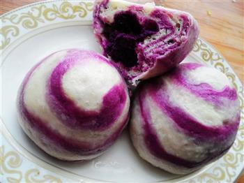 紫薯馒头包的做法步骤10