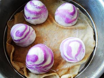 紫薯馒头包的做法步骤9