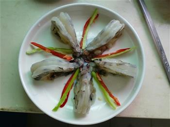 鲜蒸芙蓉虾的做法图解3