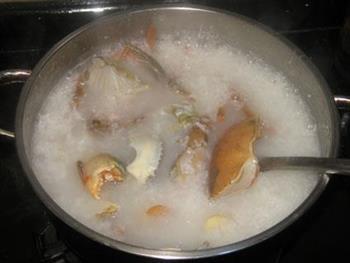 水蟹粥的做法步骤5