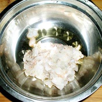 鲜虾豆腐酿竹荪的做法步骤4