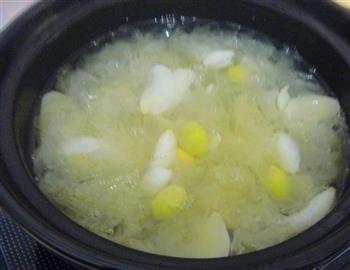 银耳百合白果汤的做法图解7