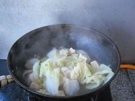 白菜炖冻豆腐的做法步骤8