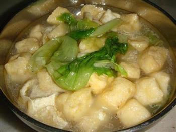 豆腐泡生菜汤的做法图解7