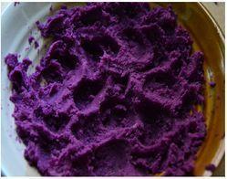 奶香紫薯馒头的做法图解2
