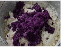 奶香紫薯馒头的做法步骤4