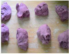 奶香紫薯馒头的做法图解6