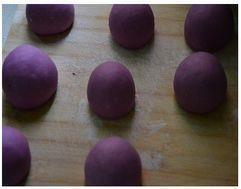 奶香紫薯馒头的做法步骤7
