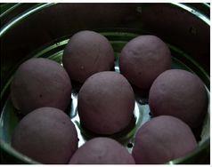 奶香紫薯馒头的做法步骤8