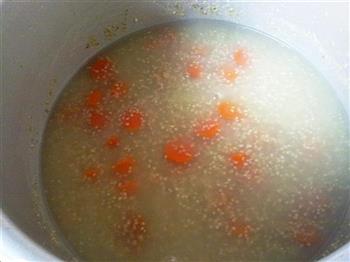 黑小米萝卜粥的做法步骤6