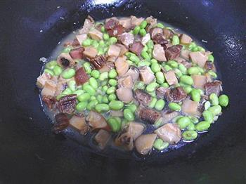 腊肉烧青豆的做法步骤10