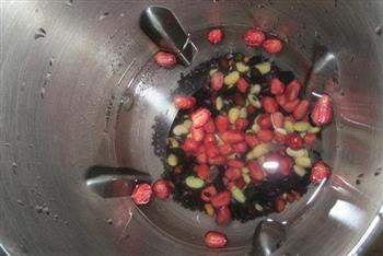 黑米花生豆浆的做法步骤3