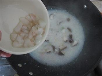 香菇鳕鱼粥的做法步骤7