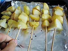 烤土豆串的做法步骤12