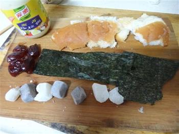 紫菜面包糯米卷的做法步骤1