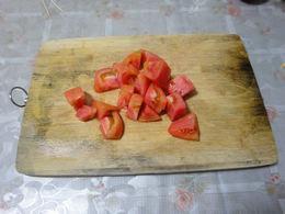 番茄菜花炒虾球的做法步骤7