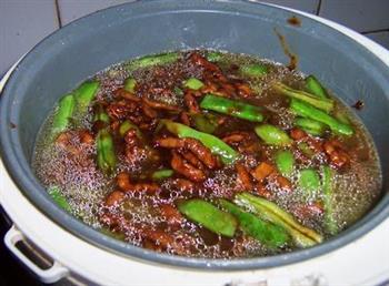 肉丝扁豆焖饭的做法步骤10