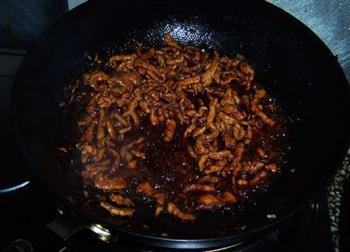 肉丝扁豆焖饭的做法步骤6