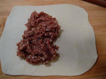 洋葱牛肉千层饼的做法步骤6