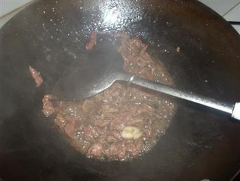 四季豆炒牛肉的做法步骤4