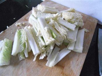 大白菜炖豆腐的做法步骤2