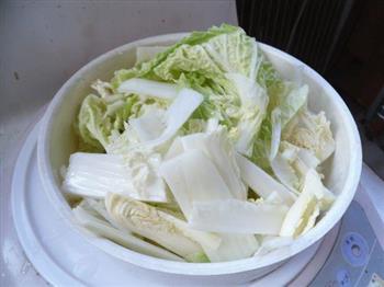 大白菜炖豆腐的做法步骤3