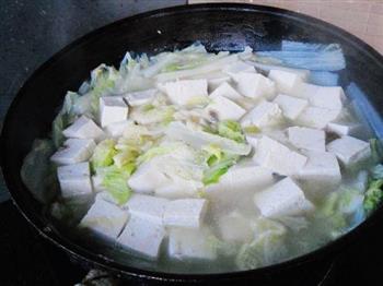 大白菜炖豆腐的做法图解9