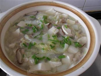 鸡丝白菜豆腐汤的做法步骤11