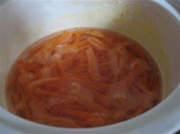 胡萝卜大米粥的做法步骤4