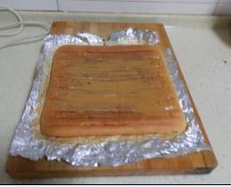 斑马花生酱蛋糕卷的做法步骤16