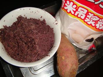 红薯豆沙饼的做法步骤1