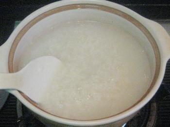 百合花白果糯米粥的做法步骤4