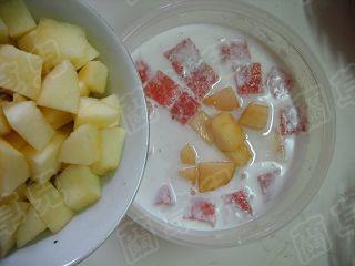 椰香西米水果捞的做法步骤8