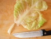 圆白菜美味蔬菜卷的做法步骤1