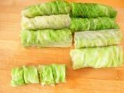 圆白菜美味蔬菜卷的做法步骤3