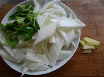 杏鲍菇溜白菜的做法步骤1