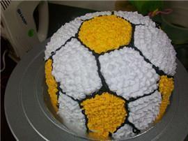 足球蛋糕的做法图解23