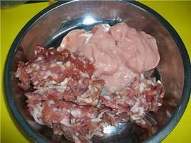 红烧腐竹酿肉的做法步骤3