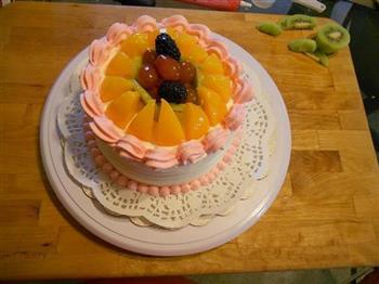 6寸水果蛋糕的做法图解6