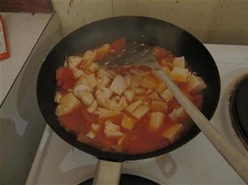 番茄烧豆腐的做法图解10