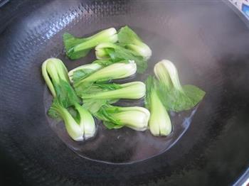 蚝油青菜蘑菇的做法步骤10