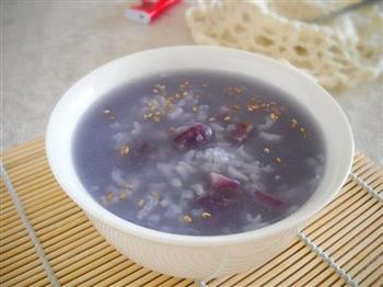 紫薯糙米粥的做法图解6