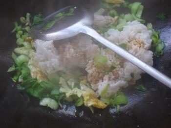上海青蛋炒饭的做法步骤9