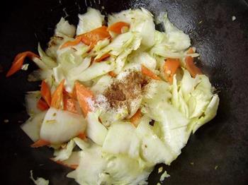 扇贝炒白菜的做法步骤7